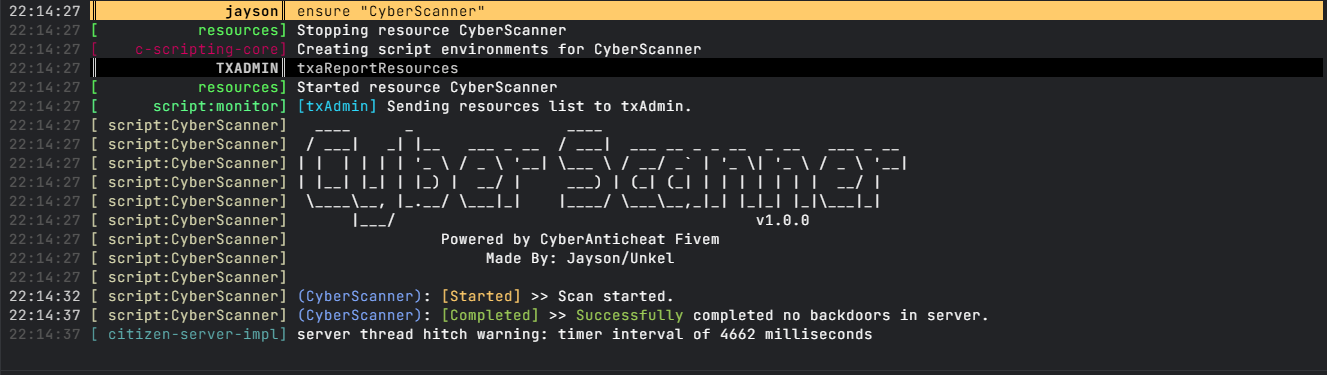 CyberScanner in action